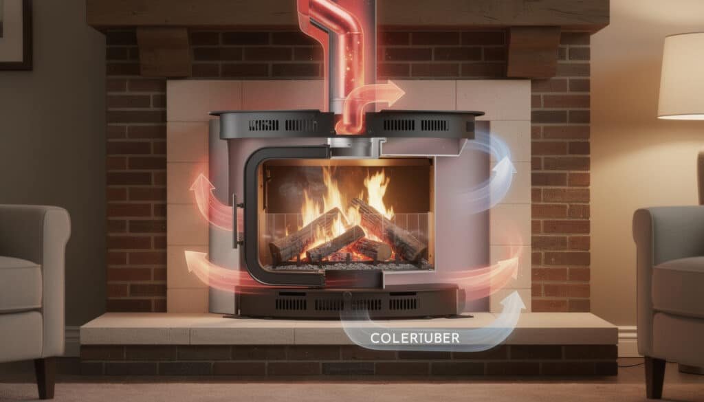 découvrez comment fonctionne un insert de cheminée, son tirage et son rendement pour optimiser le chauffage de votre intérieur.