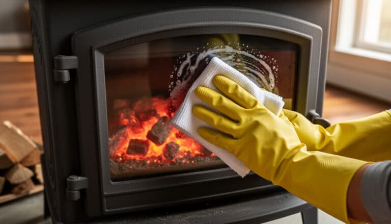 découvrez nos astuces simples et efficaces pour nettoyer la vitre de votre poêle à bois et retrouver une fenêtre propre et transparente.