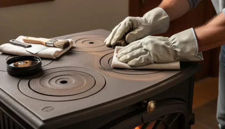 découvrez nos astuces faciles et efficaces pour nettoyer le dessus d'un poêle à bois en fonte et préserver son éclat.