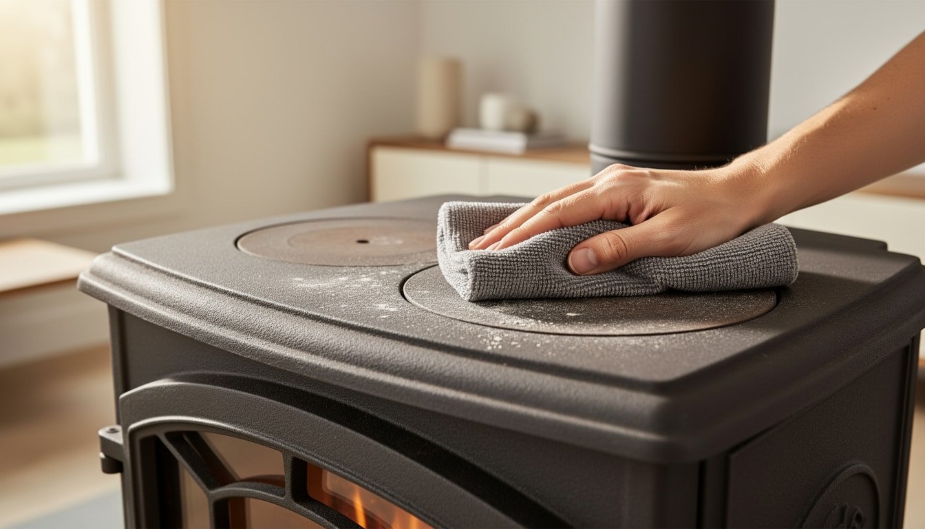 découvrez nos conseils pratiques pour nettoyer efficacement le dessus de votre poêle à bois en fonte et lui redonner tout son éclat en toute simplicité.