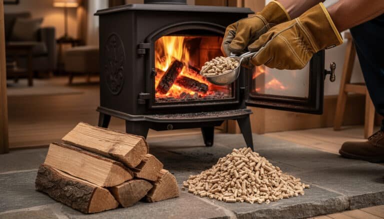 découvrez si vous pouvez utiliser des granulés dans un poêle à bois, les différences entre les combustibles et les précautions à prendre pour une utilisation sécurisée.
