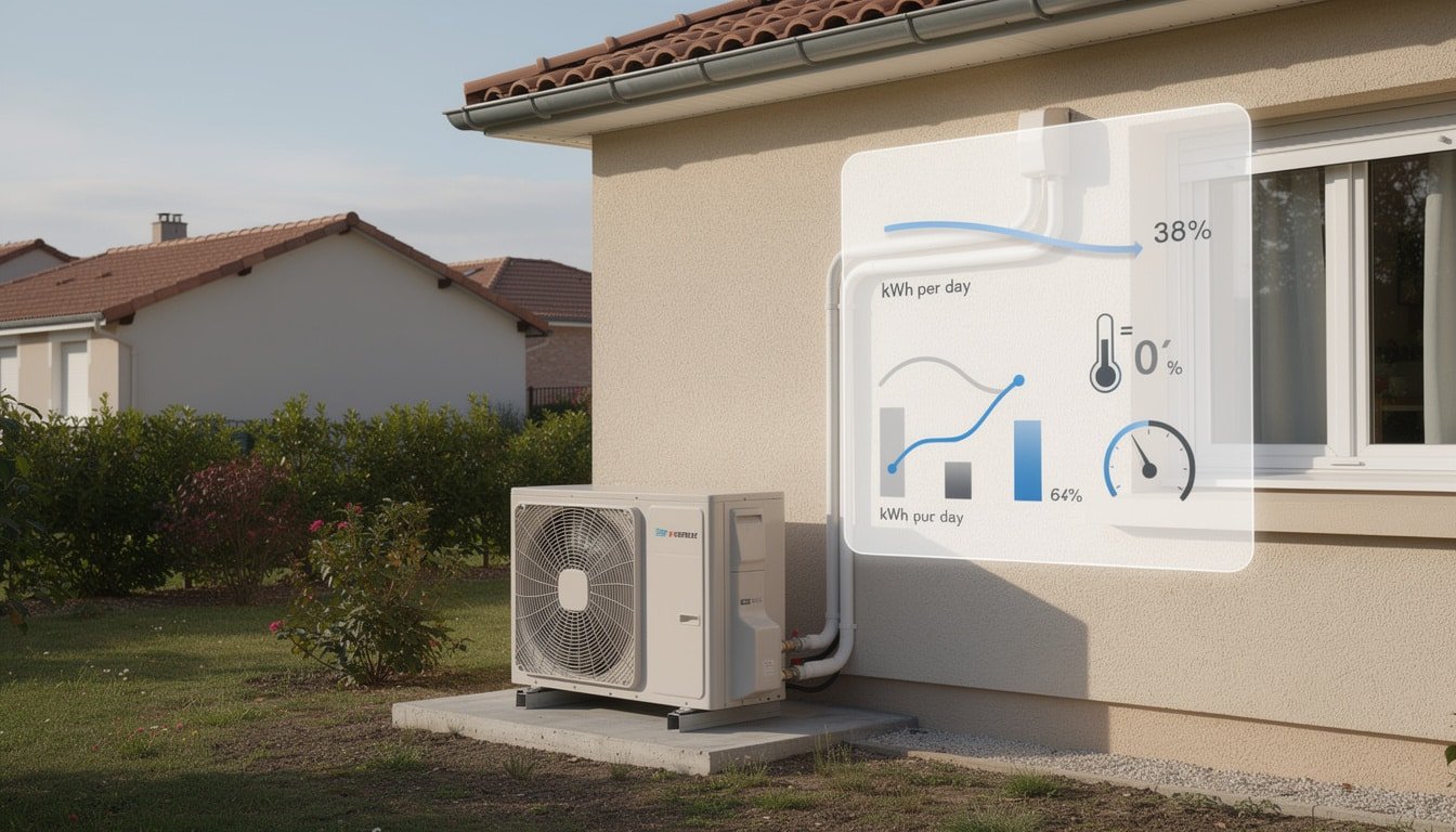 découvrez combien consomme une pompe à chaleur et apprenez à l'utiliser efficacement en réglant la température et la durée d'utilisation pour optimiser vos économies d'énergie.