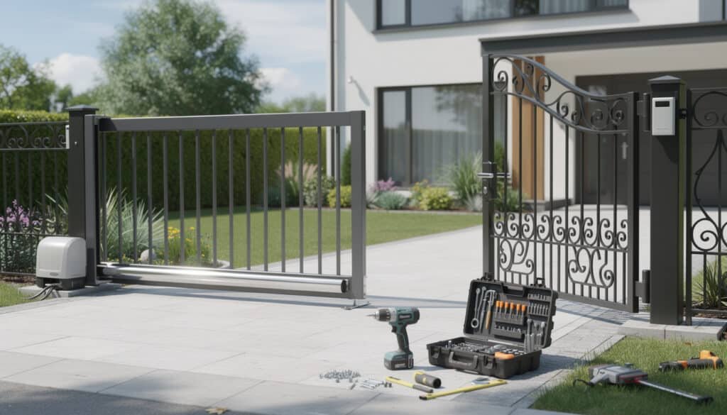 découvrez le coût moyen d'un portail électrique, qu'il soit coulissant ou battant, incluant le prix de la pose. obtenez toutes les informations pour bien choisir votre installation.