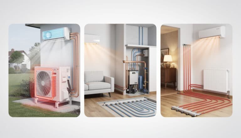 découvrez le fonctionnement d'une pompe à chaleur air-air, air-eau et avec radiateurs, son principe, ses avantages et comment elle optimise le chauffage de votre habitation.