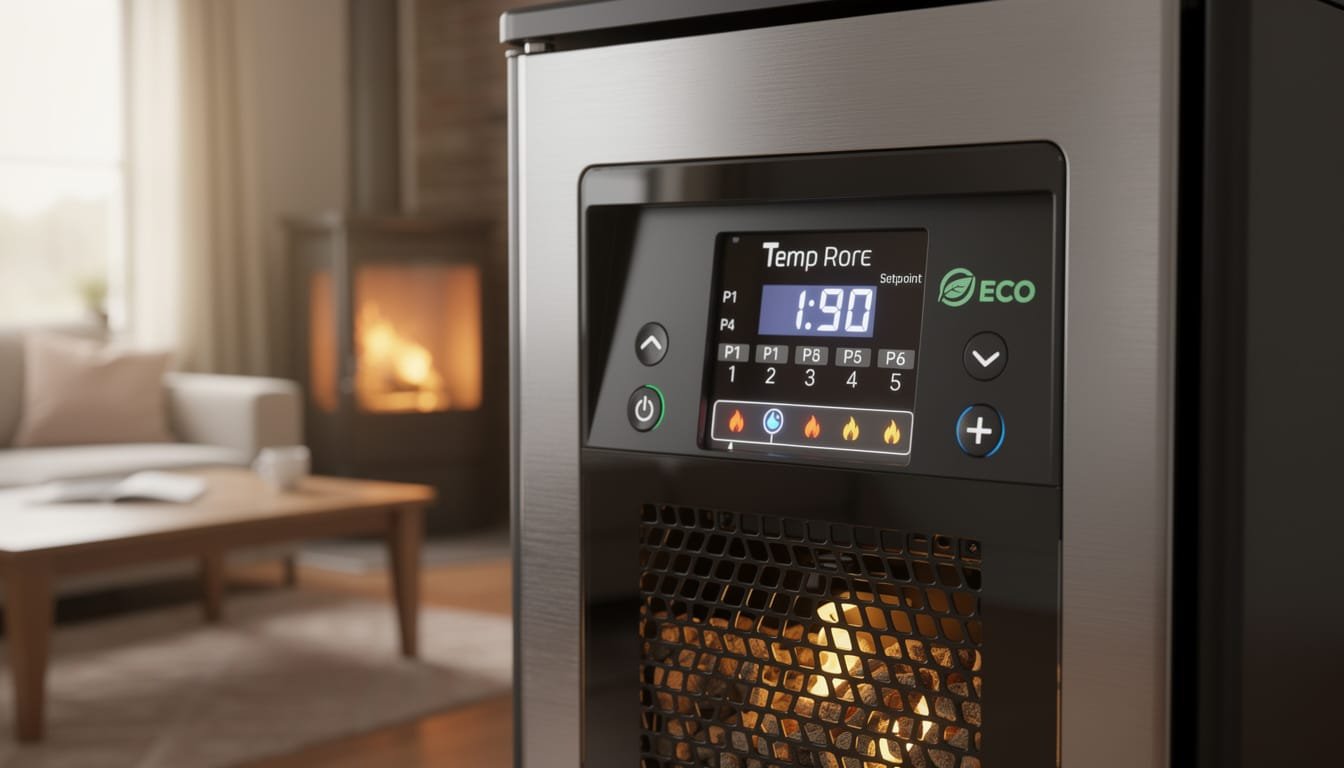 découvrez comment programmer et régler facilement la température de votre poêle à pellets pour un chauffage optimal et économique.