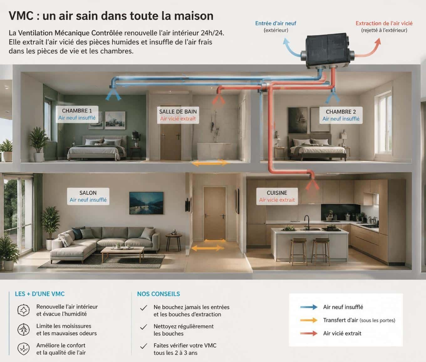 découvrez à quoi sert une vmc, son rôle dans la ventilation de votre logement, et comment elle fonctionne pour assurer un air sain et renouvelé.