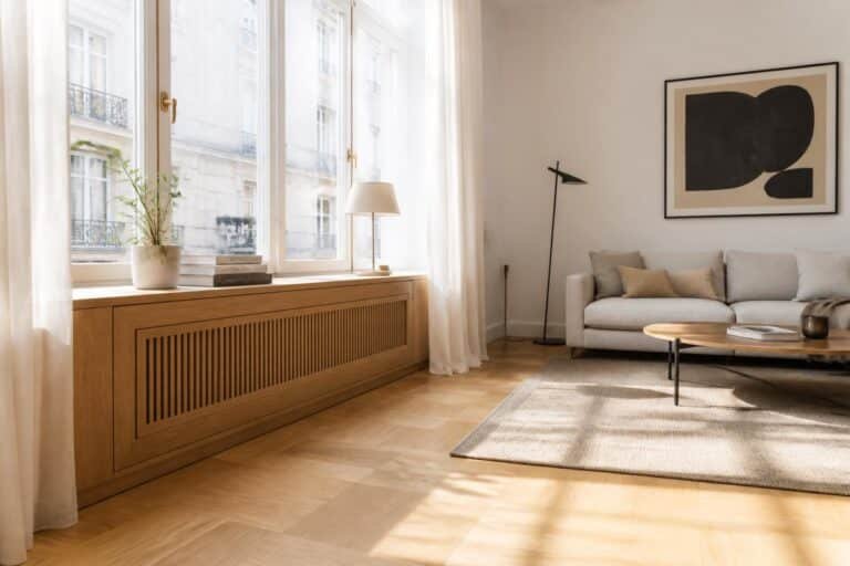 découvrez comment cacher un radiateur de manière esthétique et pratique, et apprenez pourquoi il est recommandé de les placer sous les fenêtres pour optimiser le chauffage et l'isolation de votre intérieur.