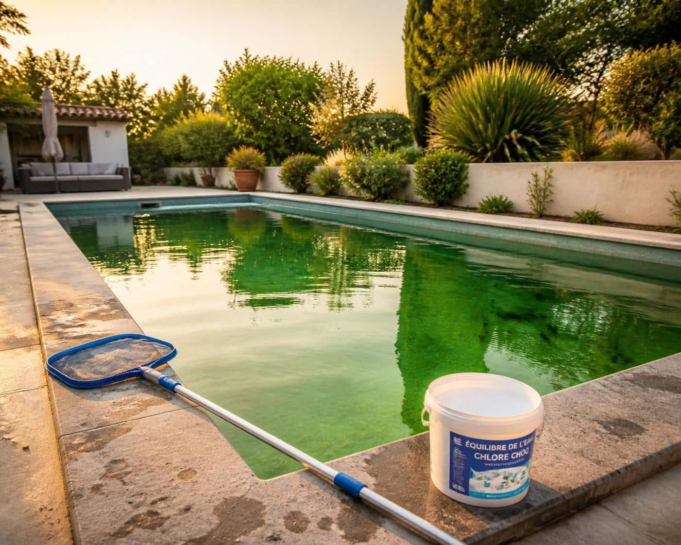découvrez comment rattraper l'eau verte ou trouble de votre piscine grâce à des conseils sur le ph, le chlore et les traitements choc pour une eau claire et saine.
