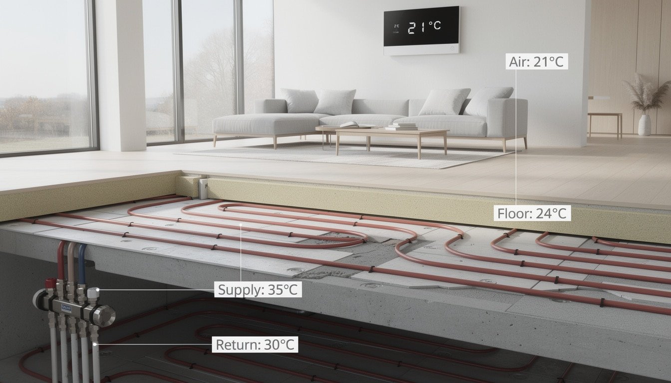 découvrez comment ajuster facilement la température et le thermostat de votre plancher chauffant pour un confort optimal et des économies d'énergie toute l'année.
