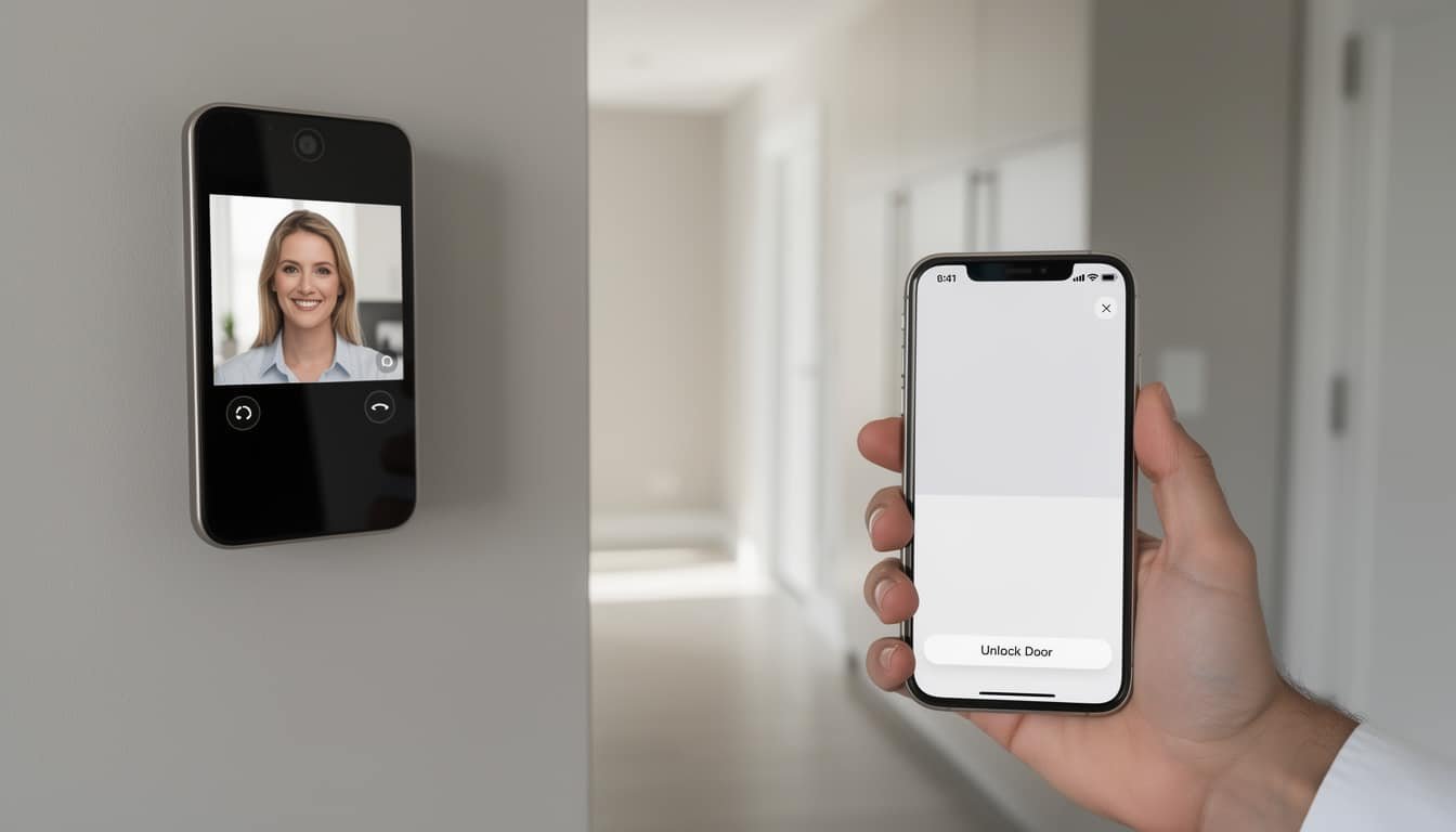 découvrez comment utiliser votre téléphone pour ouvrir votre porte ou interphone grâce à la domotique, alliant sécurité et confort au quotidien.