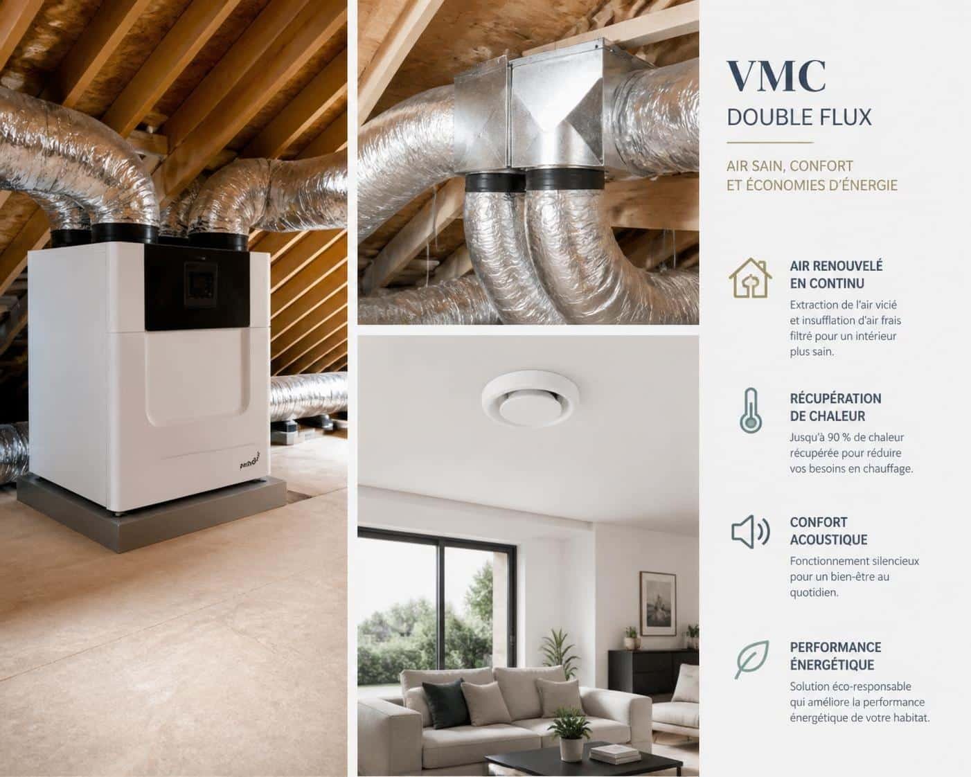 découvrez le fonctionnement, les avantages et les étapes d'installation d'une vmc double flux pour améliorer la qualité de l'air intérieur et réaliser des économies d'énergie.