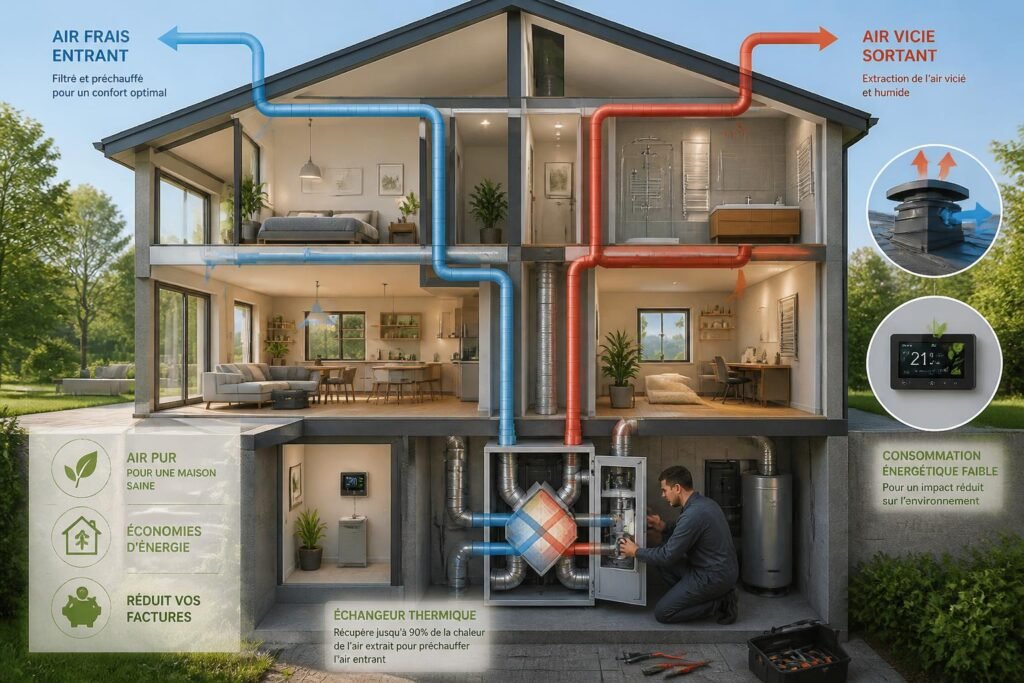 découvrez tout sur la vmc double flux : son fonctionnement, ses avantages pour la qualité de l'air et l'efficacité énergétique, ainsi que les étapes d'installation.