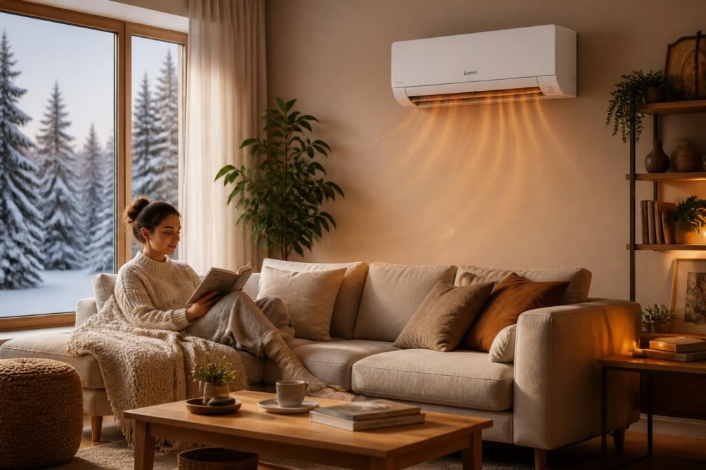 découvrez comment utiliser votre climatisation en mode chauffage pour profiter d'un confort optimal tout en réalisant des économies d'énergie.