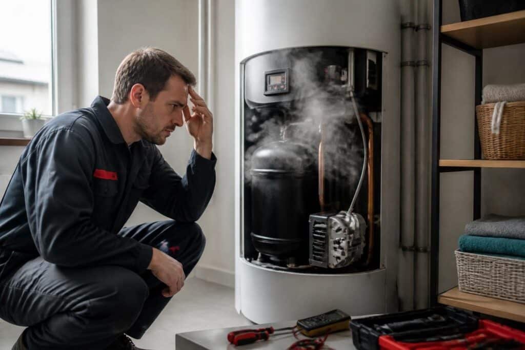 découvrez pourquoi votre pompe à chaleur ne chauffe plus l'eau et apprenez des solutions simples pour la réparer efficacement.