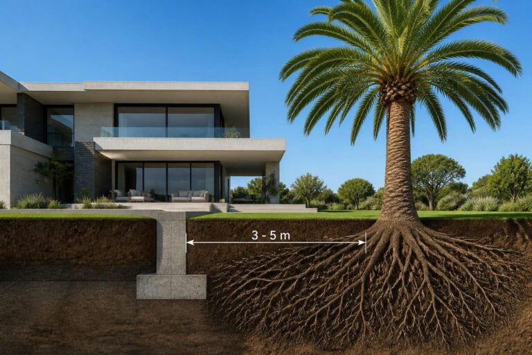 découvrez la distance recommandée entre les racines d'un palmier et une maison pour préserver la structure de votre bâtiment tout en profitant de la beauté de votre jardin.