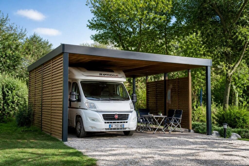 découvrez tout ce qu'il faut savoir sur les abris de camping-car sans permis de construire : conditions, avantages et conseils pour bien protéger votre véhicule en toute légalité.