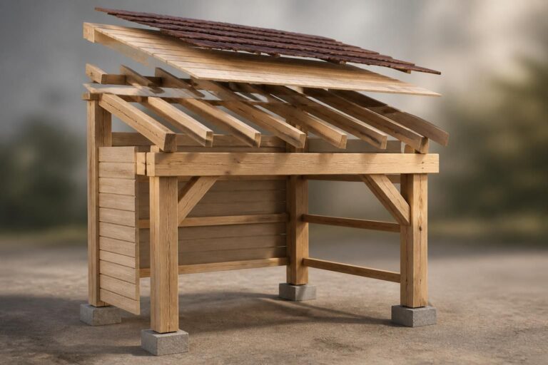 découvrez le schéma de base pour construire un appentis en bois solide et durable. guide étape par étape pour une structure fiable et esthétique.