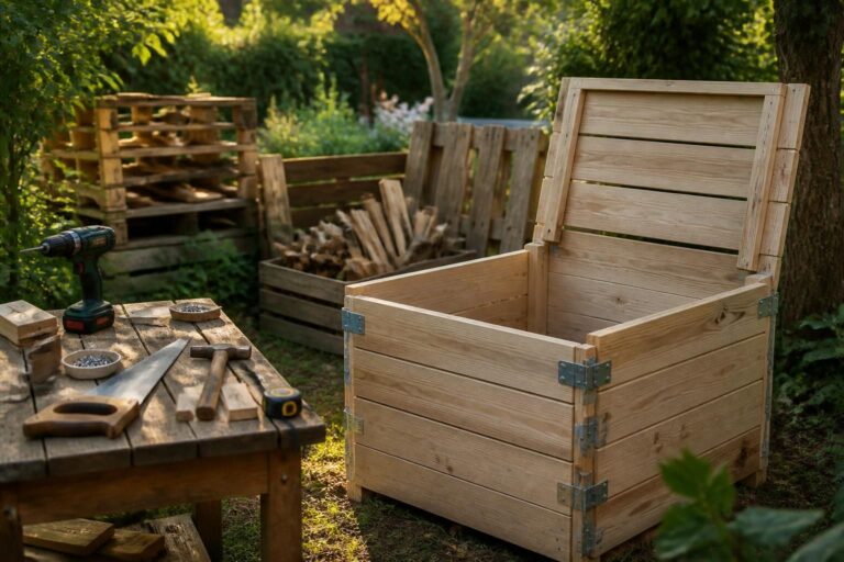 apprenez à fabriquer un composteur en bois durable avec notre guide étape par étape, respectueux de l'environnement et facile à réaliser pour un jardin écologique.