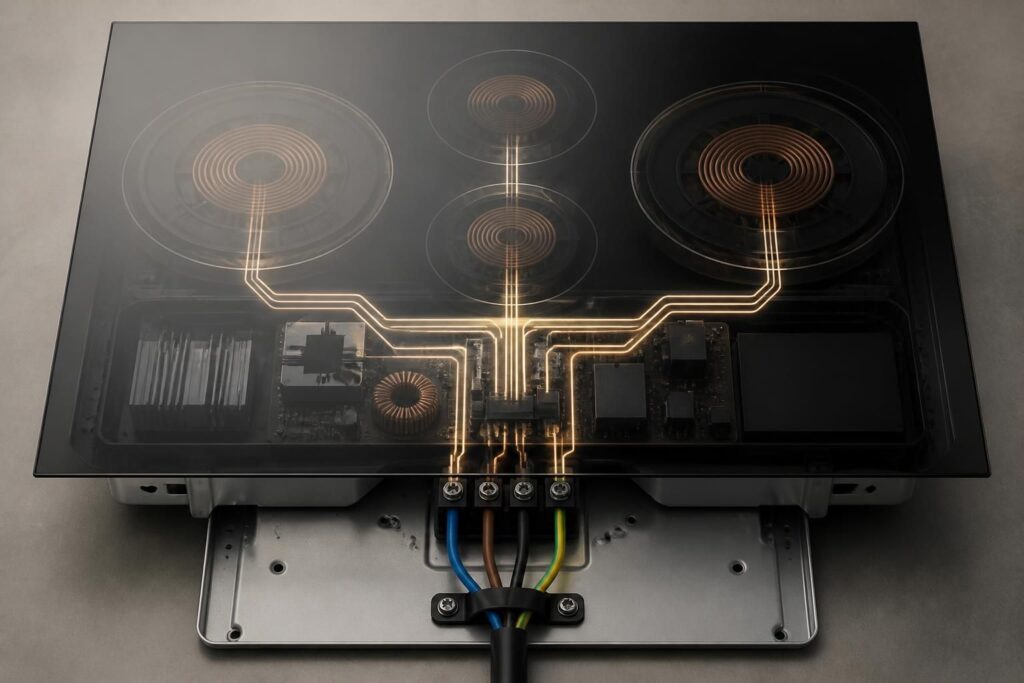 découvrez comment comprendre et réaliser le schéma de branchement d'une plaque à induction à 4 fils pour une installation électrique sécurisée et efficace.