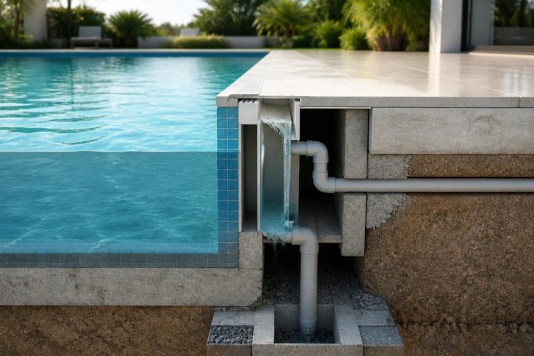 découvrez le schéma et le principe de fonctionnement d'un trop-plein de piscine pour assurer une gestion efficace de l'eau et éviter les débordements.